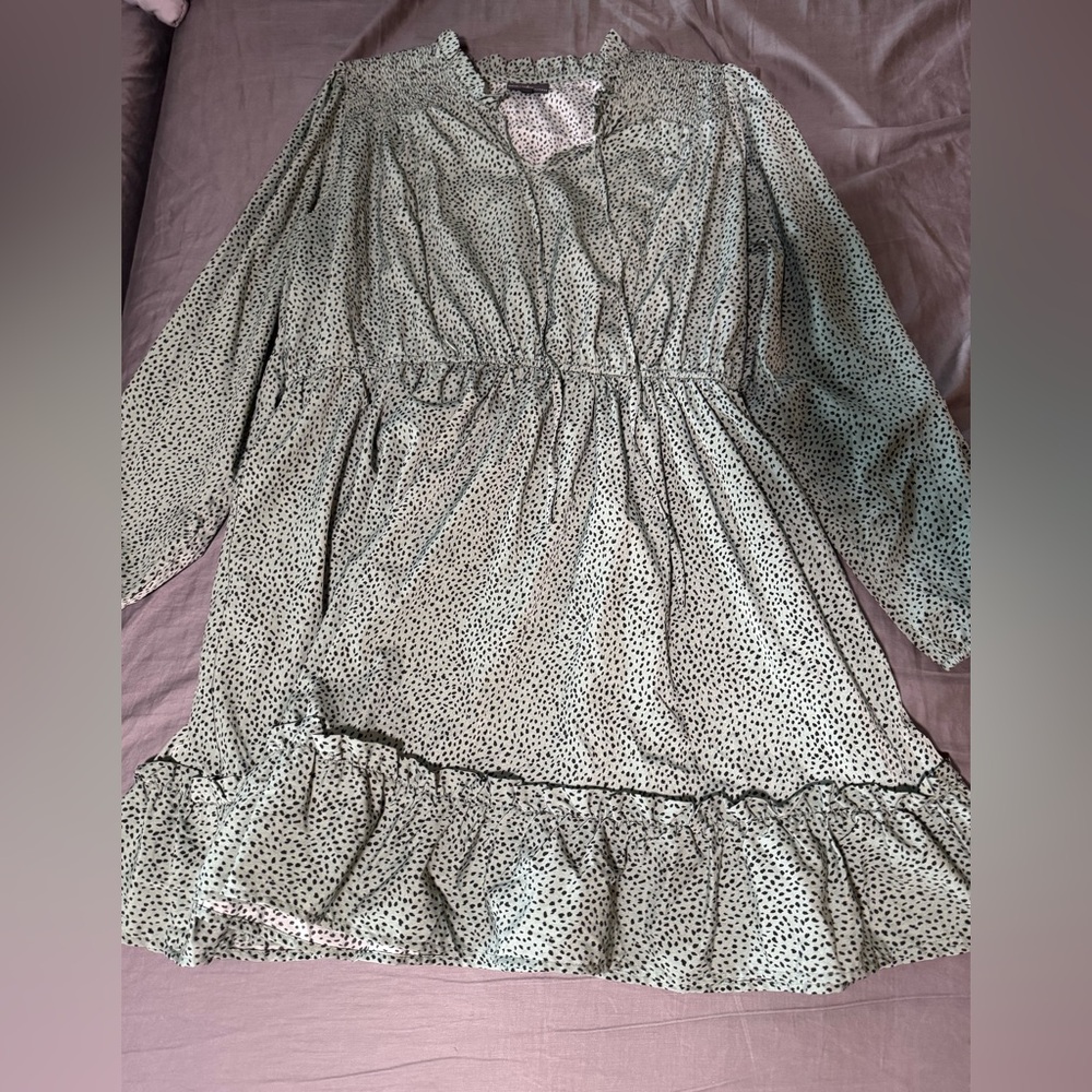 Long sleeve nursing dress